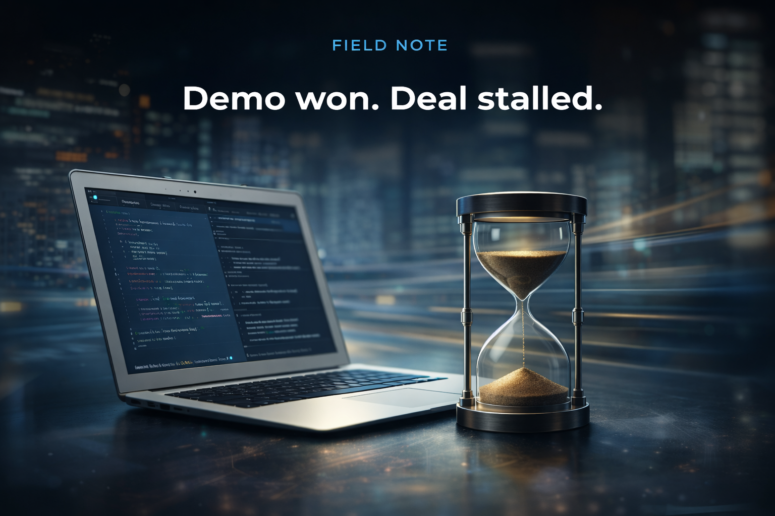 Demo won. Deal stalled.